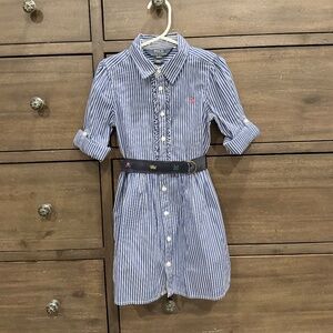Girls Ralph Lauren Shirt Dress - Size 4
